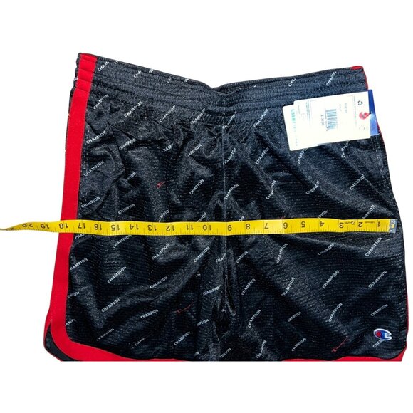 Champion Men's 7-inch Taped AOP Mesh Short Sz Medium Mens Black & Red - Picture 10 of 12